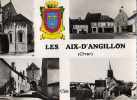 18 LES AIX D'ANGUILLON , Vues Multiples, Blason - Les Aix-d'Angillon