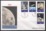 Fiji 1999 30th Anniversary Of The First Manned Moon-Landing FDC - Oceanía
