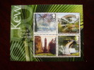 GB 2009 ROYAL BOTANIC GARDENS, KEW MINISHEET With TWO VALUES SE-TENANT Vertically MNH. - Blocs-feuillets