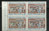 Italy Italia 1968  50 Th Anniversary Of The Allies Victory WWI  Block Of 4 MNH - Prima Guerra Mondiale