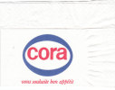 Serviette Papier Cafétéria Cora - Company Logo Napkins