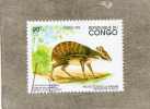 CONGO : Le Chevrotain Aquatique Ou Biche-cochon  (Hyemoschus Aquaticus) - Chevrotain Aquatique - Mammifère - Oblitérés