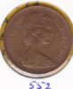 @Y@    Groot Britannie  1 Penny  1980    (552) - 1 Penny & 1 New Penny