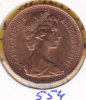 @Y@    Groot Britannie  1 Penny  1984  Unc (554) - 1 Penny & 1 New Penny