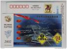 Bird View Of Jiujiang River Harbour,port Bridge,CN 02 Pingxiang Traffic Police Safety Greeting Advert Pre-stamped Card - Accidentes Y Seguridad Vial