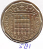 @Y@    Groot Britannie  3 Pence     1965    (581) - Other & Unclassified