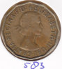 @Y@    Groot Britannie  3 Pence     1957    (583) - Other & Unclassified