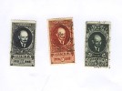 O0354-56 - RARE - URSS 1926 - LA  Très Bonne  SERIE  De  3 TIMBRES  N° 354 à 356 (YT)  --  Lénine Portraits - Belle Côte - Used Stamps