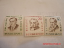 GERMANY, WEST BERLIN, MICHEL# 165,167, & 171, MINT OG - Unused Stamps
