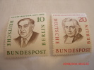 GERMANY, WEST BERLIN, MICHEL# 165(10EACH) & 167(10 EACH) , MINT OG - Unused Stamps