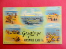 Florida > Jacksonville  Multi View Greetings    Linen---------- Ref   413 - Jacksonville