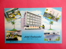 > FL - Florida > Miami Beach    Multi View  Hotel Continental  1952 Cancel    Linen---------- Ref   413 - Miami Beach