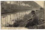 GOURNAY. - Un Vieux Pêcheur Au Bord Du Canal. Superbe Cliché - Gournay Sur Marne