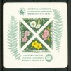 1958 Ungheria Flora Fiori Flowers Blumen Fleurs Block Imperforate MNH** Fiog5 - Neufs