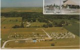 Chatham IL Illinois, Springfield Safari Camp, Trailer Camping, C1960s/70s Vintage Postcard - Autres & Non Classés