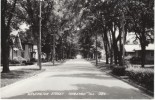 Marengo IL Illinois, Washington Street View On C1940s/50s Vintage Real Photo Postcard - Other & Unclassified