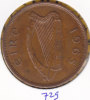@Y@   Ierland  1 Penny  1965  (729 ) - Irlanda