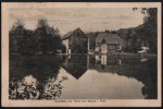 AK Aumühle Mit Teich Bei Weida/Thüringen, Gel Frankiert 1925 - Weida