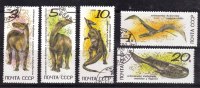 Russie 1990 N°Y.T. :  5780 à 5784 Obl. - Used Stamps