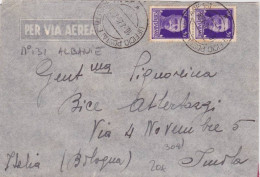 ITALIE - 1940 - ENVELOPPE De MIRANO (VENETIE) Pour BOLOGNA - BUREAU MILITAIRE N°131 (ALBANIE / TIRANA !!) - Albania