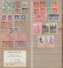 6152# LOT MERSON BLANC SEMEUSE ETC + BILLET ENTREE PHILATEC PARIS 1964 - Used Stamps