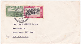 COSTA RICA - 1952 -  ENVELOPPE De SAN JOSE Pour La FRANCE - Costa Rica