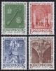 Luxembourg 1966 Virgin Mary Patron Saints City Luxembourg 350Y Arms Architecture Places ART Stamps MNH Michel 729-732 - Beroemde Vrouwen