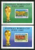 1989 S.Vincent "Italia 90" Coppa Del Mondo World Cup Coupe Du Monde Calcio Football  Set 2 Block MNH** C109 - 1990 – Italy