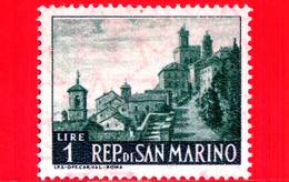 Nuovo - MNH - SAN MARINO - 1961 - Vedute Di San Marino - 1 L. • Viale Dell´ospedale - Ungebraucht