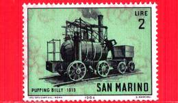 Nuovo - MNH - SAN MARINO - 1964 - Storia Della Locomotiva - 2 L. • Puffing-Billy, 1813 • - Nuevos