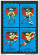 1989  Antigua E Barbuda "Italia 90" Coppa Del Mondo World Cup Coupe Du Monde Calcio Football 2 Block MNH** C115 - 1990 – Italië