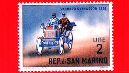 Nuovo - MNH - SAN MARINO - 1962 - Storia Dell´automobile - 2 L. • Panhard Del 1895 - Unused Stamps