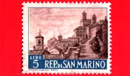 Nuovo - MNH - SAN MARINO - 1966 - Veduta Di San Marino - 5 L. • Viale Dell´ospedale - Ungebraucht