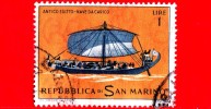 SAN MARINO - Usato - 1963 - Navi - 1 L. • Nave Egizia - Usados