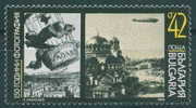 + 3792 Bulgarien 1989 150th Anniv Of Photography ** MNH / Luftschiff LZ 127 Graf Zeppelin  Felix Tournachon FRANCE , - Zeppeline