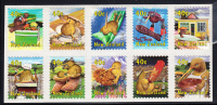 New Zealand Scott #1650b MNH Sheet Of 10: Kiwis And Items From NZ Pop Culture - Nuevos