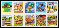 New Zealand Scott #1650b MNH Sheet Of 10: Kiwis And Items From NZ Pop Culture - Kiwi's