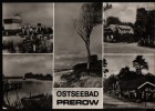 AK Prerow: Hauptrettungsturm, Weststrand, Café Strandeck, Ladenstraße, 1978 - Seebad Prerow