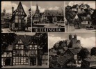 AK Quedlinburg: Am Finkenherd,Rathaus,Münzenberg,Klopstockhaus,Schloß + Dom 1970 - Quedlinburg