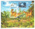 New Zealand Scott #1184b MNH Souvenir Sheet $1.50 Carnosaur - Bangkok 1993 - Unused Stamps