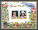 ST.VINCENT GRENADINES BEQUIA ISL 2002 QUEEN MOTHER M/S OF 2 IMPERF RARE! NL VF MNH - St.Vincent Y Las Granadinas