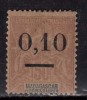 Madagascar MH 1902, No Gum, Surchagre 0.10 On 50c - Unused Stamps