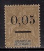 Madagascar MH 1902, No Gum, Surchagre 0.05 On 30c - Unused Stamps