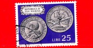 SAN MARINO - Usato - 1972 - Monete Di San Marino - 5 Lire, 1937 - 25 L. - Oblitérés