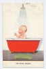 Une Bonne Douche. Enfant Pleurant Dans Une Baignoire Rouge. Carte Illustrée Par John Wills. N° 5067/3, Ed. WSSB - Wills, John