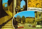 Roussillon- ** Belle Carte Plate Et Rigide **  Ed J.Cellard N°I.38168 ( 07-08-1985) - Roussillon