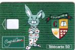 FRANCE CORPS DE CARTE DEMO SANS PUCE WITHOUT CHIP LAPIN RABBIT SUPER - Cartes De Salon Et Démonstration