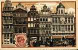 Postcard. Belgium 1925 Brussels, Bruxelles. Grand Place. Sent To Russia, Gorkij. (T06001) - Lanen, Boulevards