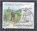 FINLAND 1990 Compilation Of Address Register And Centenary Of Rural Postal Service - 2m Postman At Larsmo, 1890,FU - Oblitérés