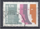 FINLAND 1987 90th Anniv Of Finnish Association For Mental Health - 1m70 Profiles  FU - Usati